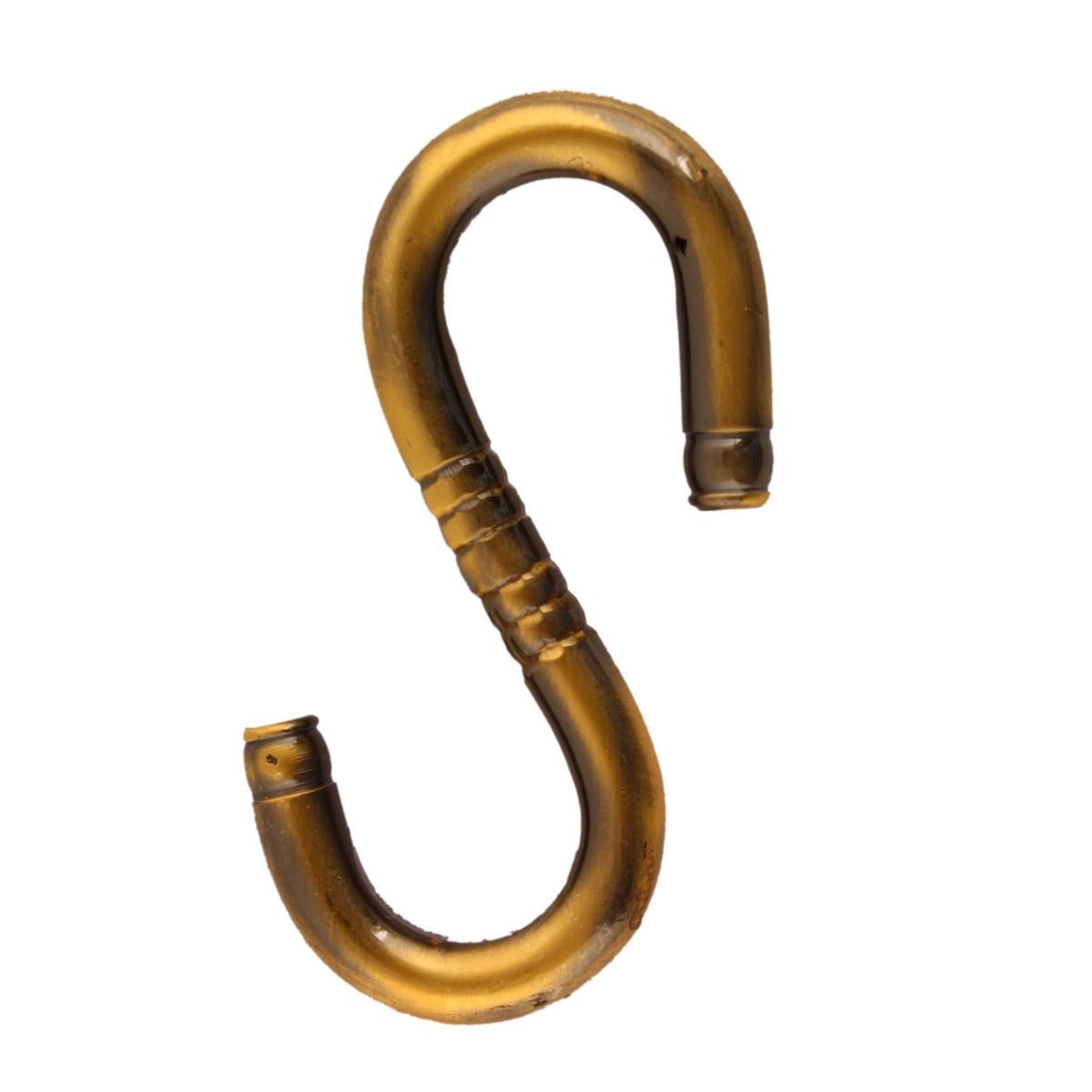 BRASS S HOOK LINKS WITH ANTIQUE FINISH