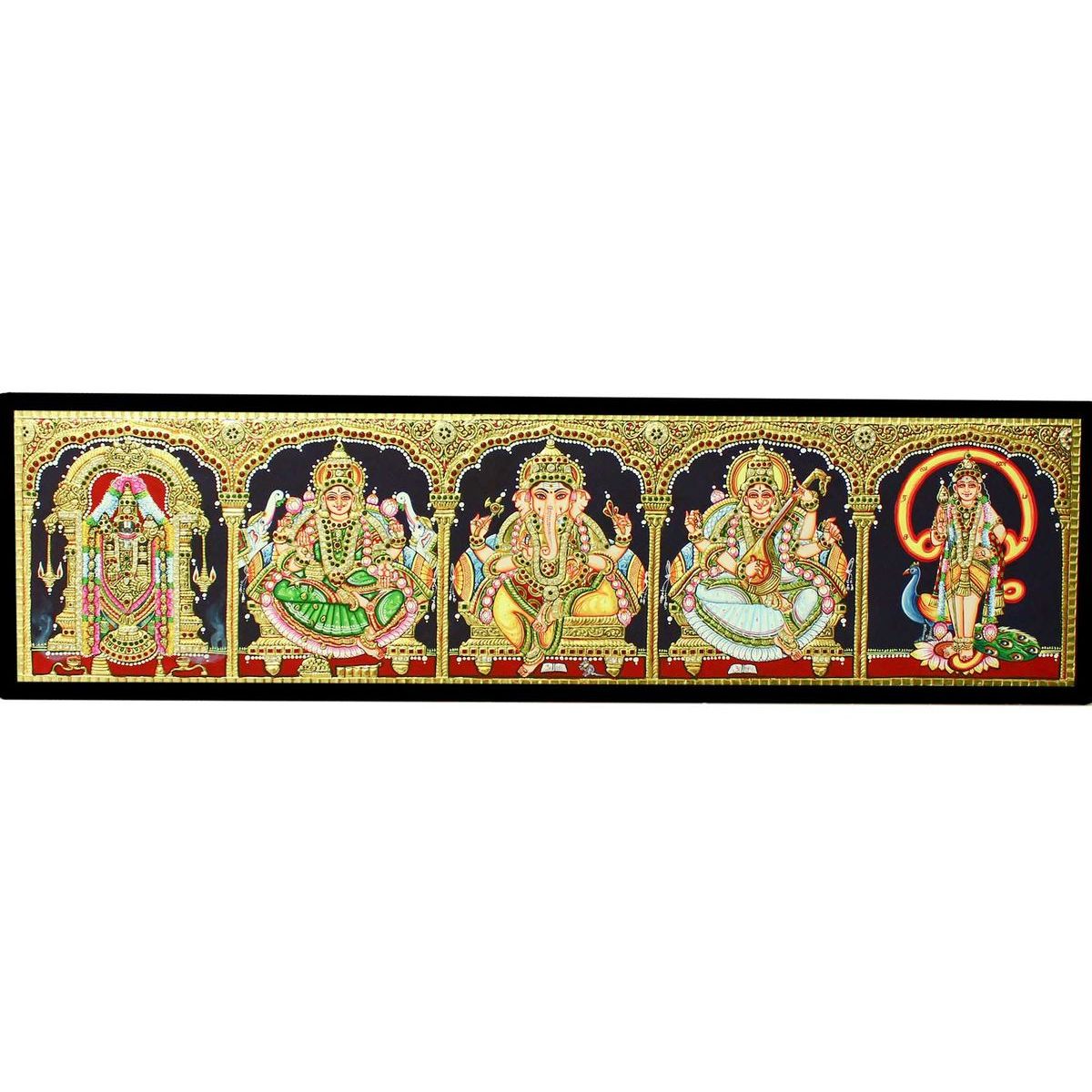 TANJORE PAINTING 5 IN 1 PANEL