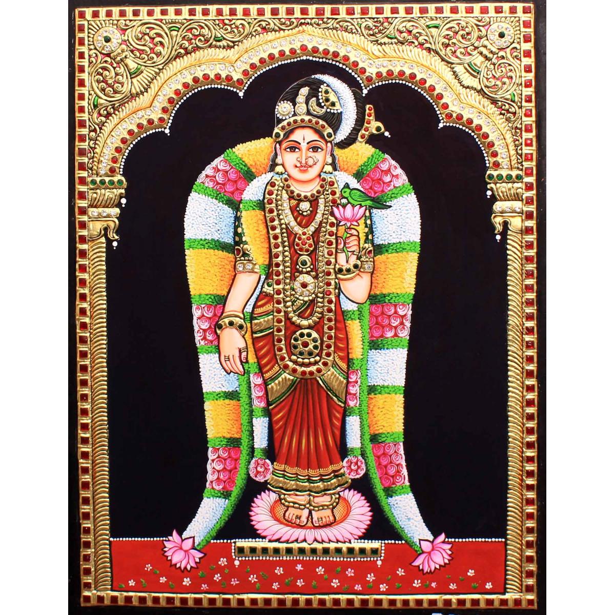 Tanjore painting Andal