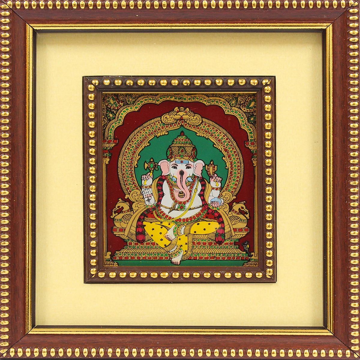 ganesha glass paintings