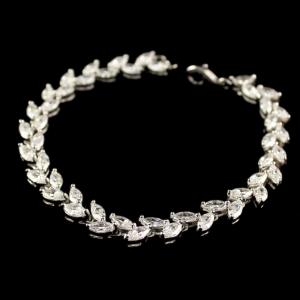 92.5 Sterling Silver Swarvaski Stone Bracelets