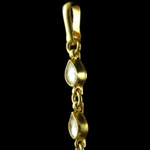 Silver Gold Plated Kuddan Stone Nethi Chutti or Tikka Pearl 2.5m Pearl 2.5 flat Pearl 3.5 Pearl 4.5m