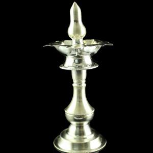 Silver Kerala Traditional Lamp