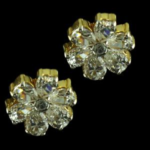 Gold Plated Casual Earring Zircon Stone