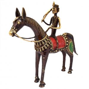 BASTAR HORSE WITH RIDER