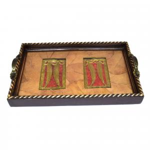 HANDCRAFTED ETHNIC DHOKRA TRAY