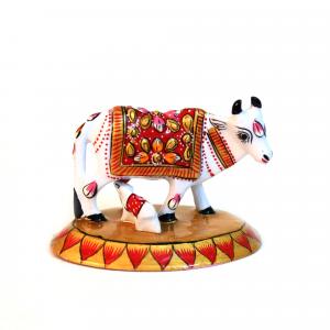 COW AND CALF WITH MEENAKARI WORK FOR HOME DECOR