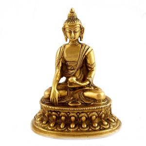 BUDDHA SITTING WITH OVAL BASE