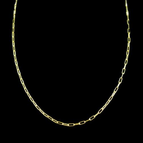 Gold Plated Casual Wear Silver Chain