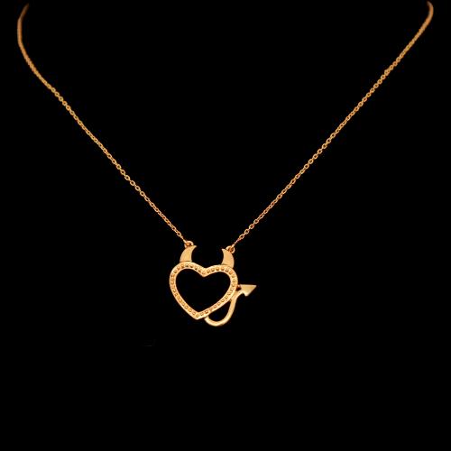 GOLD PLATED PENDANT WITH CHAIN