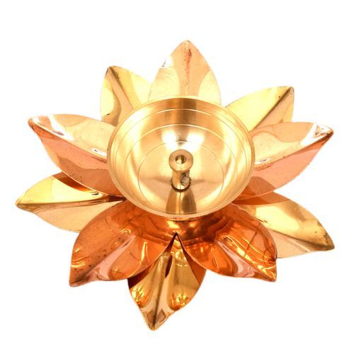 BRASS/COPPER LOTUS DIYA