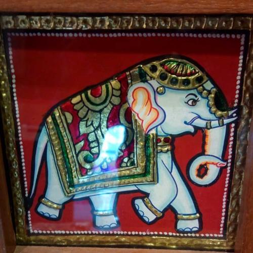 TANJORE PAINTING ELEPHANT