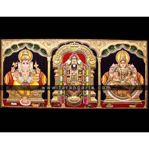 TANJORE PAINTING 3 IN 1 PANEL