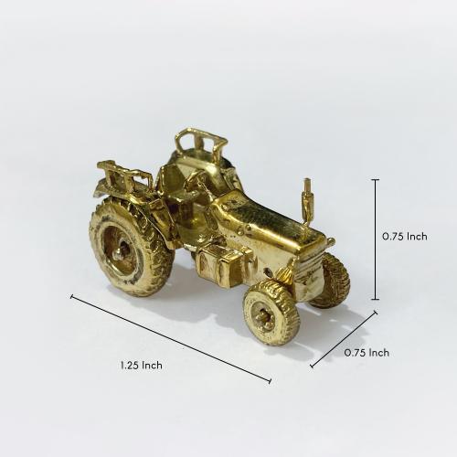 Home Decor Brass Tractor Miniature Brass Showpiece